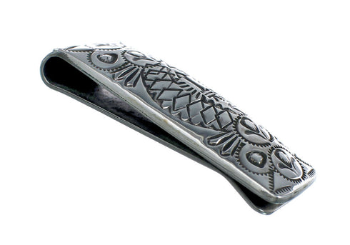 Sterling Silver Native American Money Clip SN20368